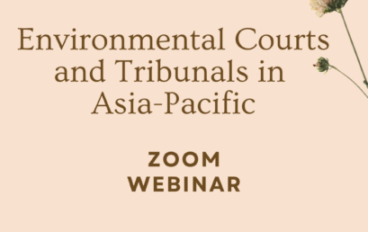 Environmental Courts and Tribunals in Asia-Pacific
