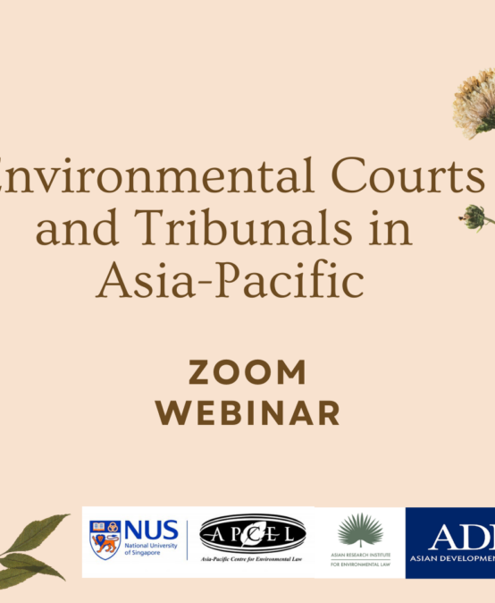 Environmental Courts and Tribunals in Asia-Pacific